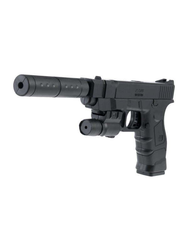 Пистолет "Торпеда 2.0" с лазером и глушителем