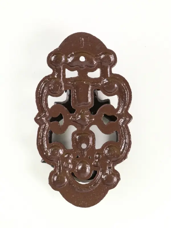 Ручка дверная чугун "Цветочная" 9,5х3,5х17,5 см