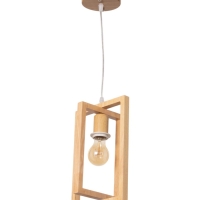 Светильник BayerLux ЭКО "Кира" 1х40Вт Е27 коричневый 20х20х100см