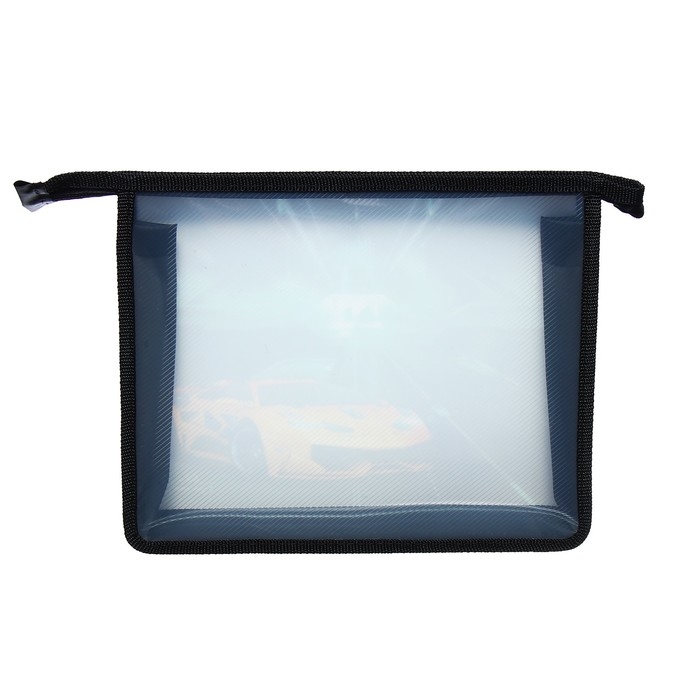 Папка для тетрадей А5, 230 х 190 х 50 мм, молния сверху, пластиковая, Calligrata "Тачка"