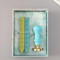 Сургучный набор "Монстера" печать, ручка, сургуч 12,5х10х3,6 см Сургучный набор "Монстера" печать, ручка, сургуч 12,5х10х3,6 см