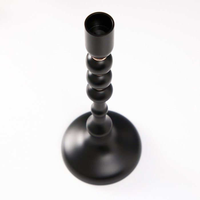 Подсвечник металл на 1 свечу d=2 см "Массара" 9х9х24 см