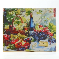 Алмазная мозаика с полным заполнением на холсте с подрамником «Натюрморт», 40 х 50 см Алмазная мозаика с полным заполнением на холсте с подрамником «Натюрморт», 40 х 50 см