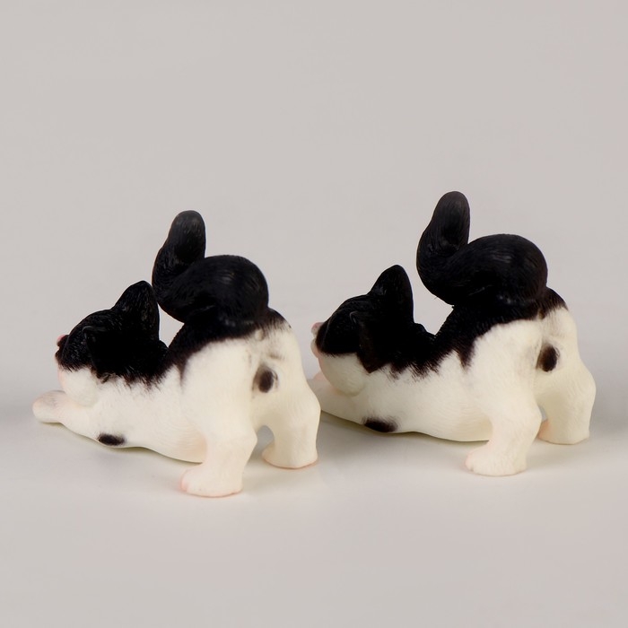 Миниатюра кукольная &laquo;Разноцветный котик&raquo;, набор 2 шт., размер 1 шт. &mdash; 1,5 &times; 3,5 &times; 2,5 см