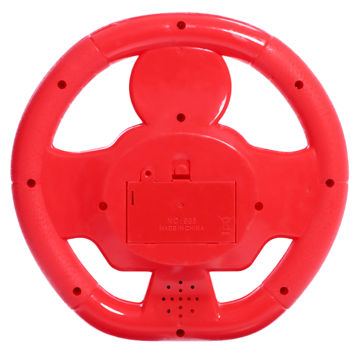 Музыкальная игрушка &laquo;Весёлый гонщик&raquo;, звуковые эффекты, работает от батареек, цвет красный