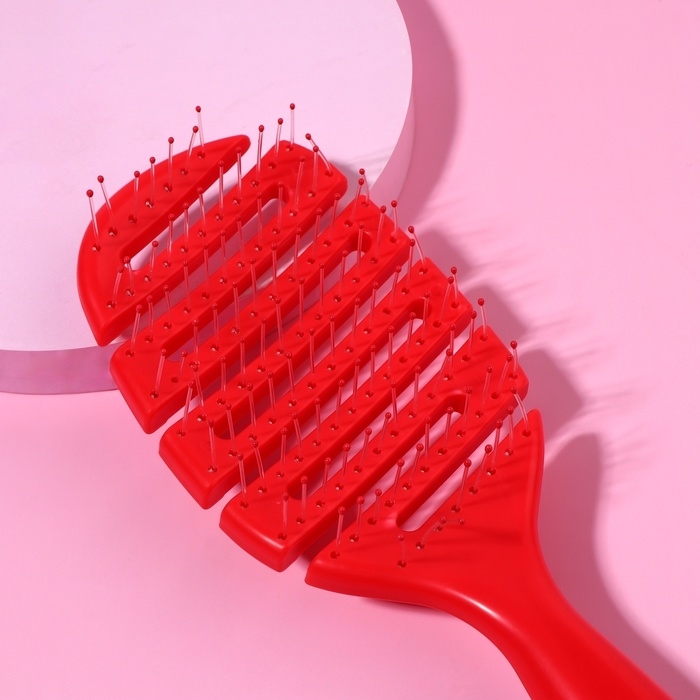 Расчёска массажная, вентилируемая, 8 × 23,5 см, цвет МИКС Расчёска массажная, вентилируемая, 8 × 23,5 см, цвет МИКС