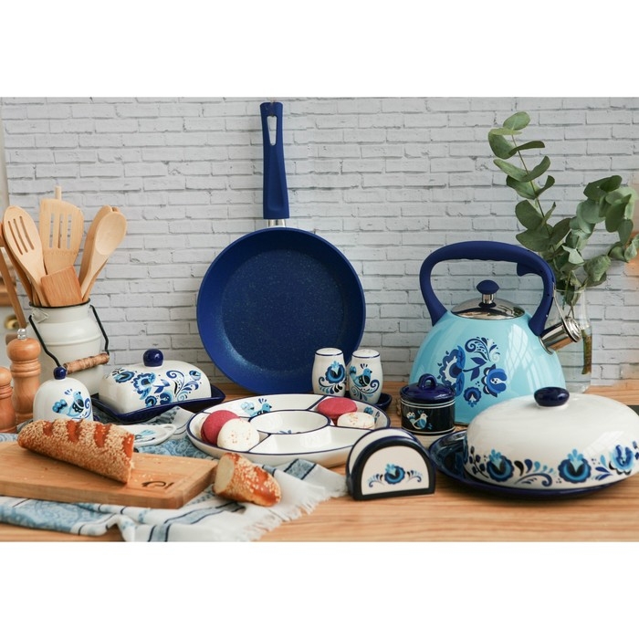 Блинница Доляна &laquo;Свиристель&raquo;, d=23 см, цвет белый