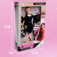 Кукла-модель &laquo;Эмели&raquo; в платье, с аксессуарами