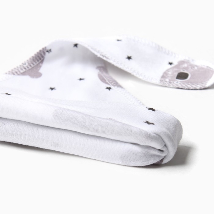 Шапочка Bloom Baby Мордочки с узелком, 40 см (рост 62 см), белый