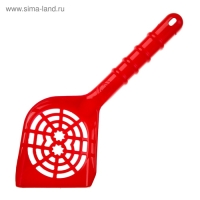 Совок изогнутый для кошачьего туалета, 28,5 х 11 х 1,6 см, микс цветов