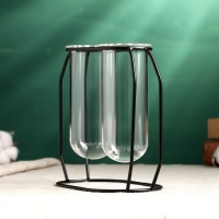 Набор кашпо на подставке, 17х15х5,5см Набор кашпо на подставке, 17х15х5,5см