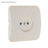 Розетка Smartbuy "Марс", 10 А, одноместная, скрытая, без з/к, белая