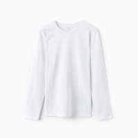 Джемпер (лонгслив) мужской MINAKU: Basic line MAN цвет белый ,размер 48 Джемпер (лонгслив) мужской MINAKU: Basic line MAN цвет белый ,размер 48