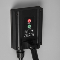 Гирлянда &laquo;Нить&raquo; 5.4 м с насадками &laquo;Диско-шары&raquo;, IP44, тёмная нить, 10 LED, свечение красное/тёплое белое, солнечная батарея