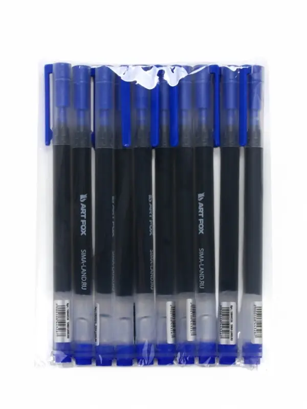 Ручка гелевая, синяя объемная паста, 0.5 мм, ArtFox