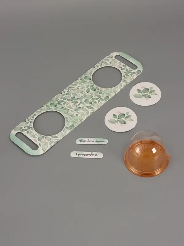 Коробка с куполом "Зелень" 11,5 х 12 х 15,5 см