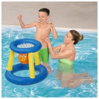 Набор для игр на воде «Баскетбол», d=61 см, корзина, мяч, от 3 лет, 52418 Bestway Набор для игр на воде «Баскетбол», d=61 см, корзина, мяч, от 3 лет, 52418 Bestway