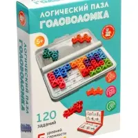 Головоломка "Логический пазл" Крестики-нолики 70054