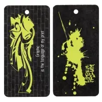 Этикетка картонная на заказ Carta, S