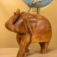 Глобус сувенирный, 25&times;16&times;36 см, подставка дерево