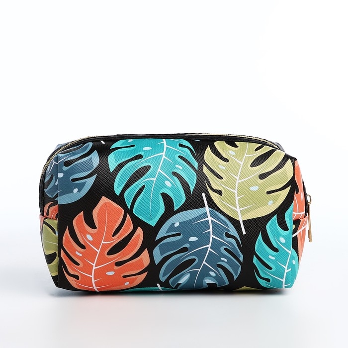 Набор косметичек 2 в 1 на молниях, цвет чёрный Набор косметичек 2 в 1 на молниях, цвет чёрный