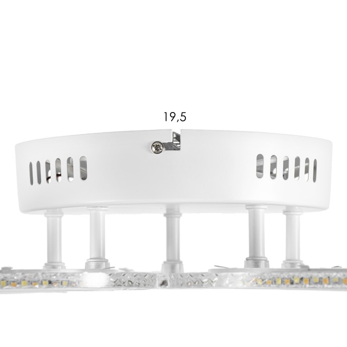 Люстра светодиодная дим. LOSANGA ДУ 3 реж. &Oslash;53,5х7,5 68Вт белый Ritter