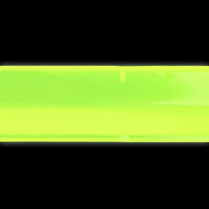 Светоотражающий слэп-браслет, самофиксирующийся, 3 &times; 30 см, цвет салатовый