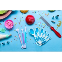 Набор мерных ложек Доляна &laquo;Тепло&raquo;, 6 шт: 0,62/1,25/2,5/5/7,4/15 мл, цвет МИКС