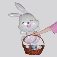 Шар фольгированный 44" &laquo;Зайка&raquo;, фигура