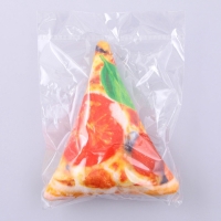 Игрушка для собак с пищалкой &laquo;Пицца&raquo;&lrm; из текстиля, 11,5 х 14 см