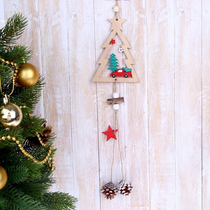 Ёлочное украшение из фанеры «Ёлочка», 1 шт. Ёлочное украшение из фанеры «Ёлочка», 1 шт.