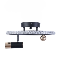 Люстра "Акрополь" 35Вт LED черный, золото 2700-6400k 30х30х15см Люстра "Акрополь" 35Вт LED черный, золото 2700-6400k 30х30х15см