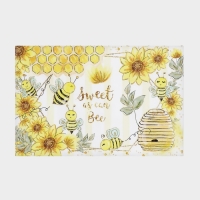 Фотофон винил "Медовые пчёлки" 120х80 см Фотофон винил "Медовые пчёлки" 120х80 см