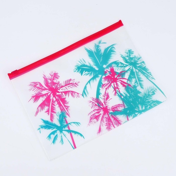 Сумка женская пляжная Сумка женская пляжная "Пальма" + бикини бэг