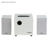 Компьютерные колонки 2.1 SmartBuy SPARTA SBA-210, 2х2 Вт+8 Вт, MP3, FM, 220 В, белые Компьютерные колонки 2.1 SmartBuy SPARTA SBA-210, 2х2 Вт+8 Вт, MP3, FM, 220 В, белые