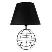 Настольная лампа 16784/1 E27 40Вт черный 18х18х40,5 см RISALUX Настольная лампа 16784/1 E27 40Вт черный 18х18х40,5 см RISALUX