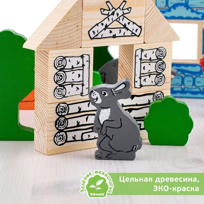Конструктор &laquo;Сказки. Зайкина избушка&raquo;, 24 элемента