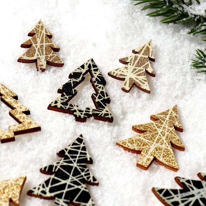 Новогодний декор с подсветкой «Ёлочка», набор 12 шт. Новогодний декор с подсветкой «Ёлочка», набор 12 шт.