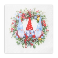 Новогодние салфетки бумажные Pero Prestige &laquo;Хранители Рождества&raquo;, 3 слоя, 33х33 см, 20 шт