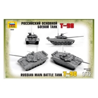 Сборная модель &laquo;Российский основной боевой танк Т-90&raquo;, звезда, 1:72, (5020)