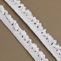 Тесьма вязаная эластичная, 10 мм × 9,1 м ± 0,5 м, цвет белый Тесьма вязаная эластичная, 10 мм × 9,1 м ± 0,5 м, цвет белый