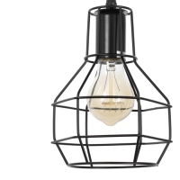 Светильник-каскад "Ортико" 10хЕ27 40Вт черный 60х60х350 см