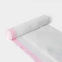 Мешки для мусора с завязками Доляна &laquo;Комфорт&raquo;, 60 л, 13 мкм, 55&times;64 см, ПНД, 10 шт, цвет белый