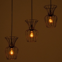 Светильник BayerLux "Фрейя" 3хЕ27 40Вт золото 16х50х23-123см