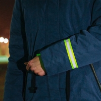 Светоотражающая лента-стропа, 20 мм, 5 &plusmn; 1 м, цвет салатовый