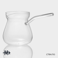 Турка стеклянная Magistro &laquo;Искра&raquo;, 400 мл, 19&times;9&times;9,5