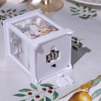 Светодиодная фигура «Белый фонарь с лисой» 6.3 × 12 × 6.3 см, пластик, батарейки AG13х3 (в комплекте), свечение тёплое белое Светодиодная фигура «Белый фонарь с лисой» 6.3 × 12 × 6.3 см, пластик, батарейки AG13х3 (в комплекте), свечение тёплое белое