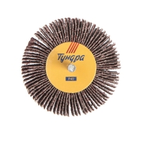 Круг лепестковый радиальный ТУНДРА, 80&times;40&times;6 мм, Р40