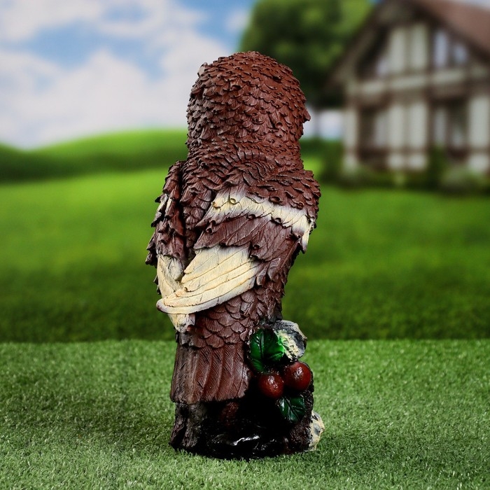 Садовая фигура Садовая фигура "Совенок" коричневый, 30х13х14см