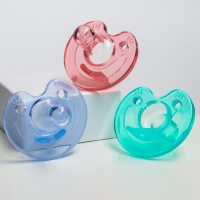 Соска - пустышка цельносиликоновая классическая &laquo;Улыбка&raquo;, от 0 мес., цвет МИКС